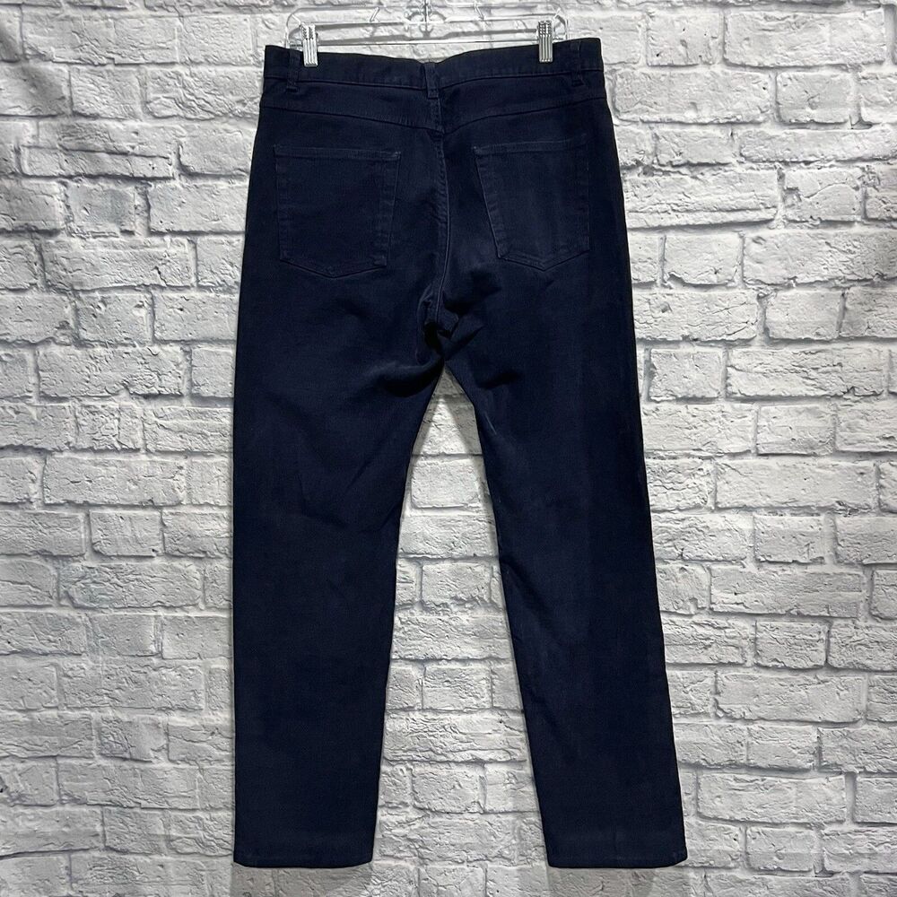 Brooks Brothers 346 Pants Men Blue Cotton Corduroy Chino Straight Leg Size 34X32 - Picture 3 of 12